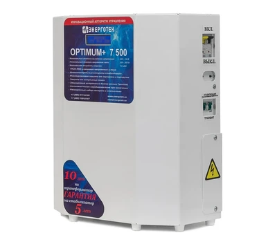 Стабилизатор напряжения Энерготех OPTIMUM+ 7500
