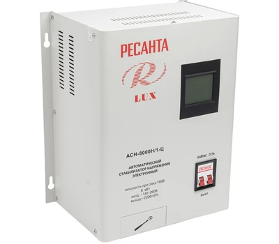 Стабилизатор напряжения Ресанта АСН-8000Н/1-Ц Lux