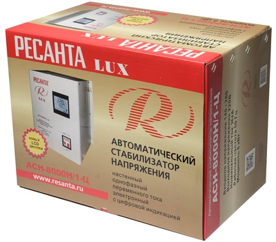 Стабилизатор напряжения Ресанта АСН-8000Н/1-Ц Lux
