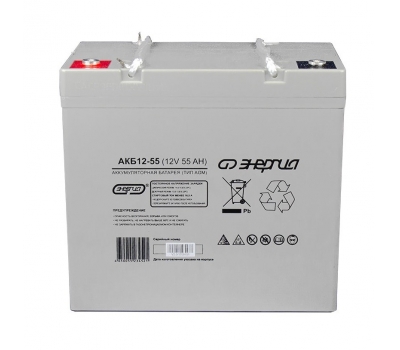Аккумулятор для ИБП Энергия АКБ 12-55 (тип AGM)