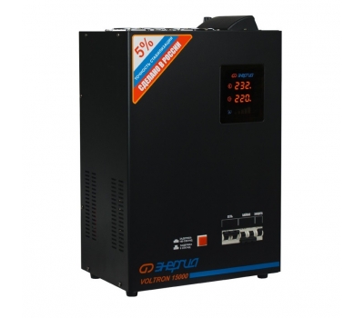 Однофазный стабилизатор напряжения Энергия Voltron 15000 (HP)