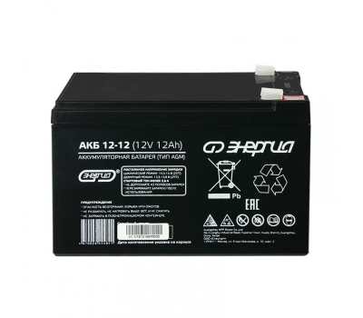 Аккумулятор для ИБП Энергия АКБ 12-12 (тип AGM)