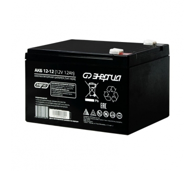 Аккумулятор для ИБП Энергия АКБ 12-12 (тип AGM)