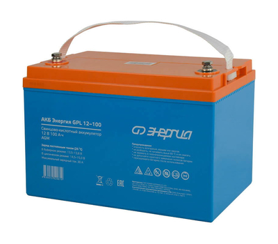 Аккумулятор для ИБП Энергия АКБ GPL 12-100 (тип AGM)