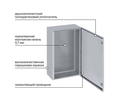 Кликните для увеличения изображения Корпус под стабилизаторы ЩМП-6-0 (1200х750х300), IP54