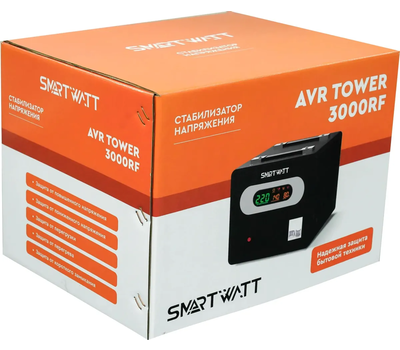 Напольный стабилизатор напряжения SMARTWATT AVR TOWER 3000RF
