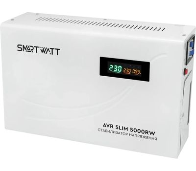 Настенный стабилизатор напряжения SMARTWATT AVR SLIM 5000RW