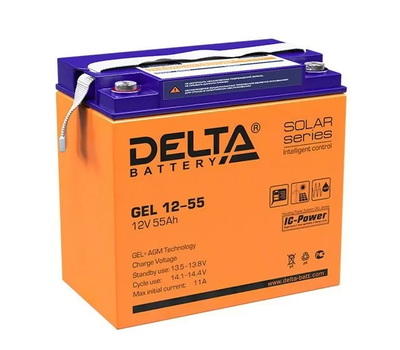 Аккумуляторная батарея Delta GEL 12-55