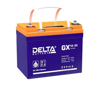 Аккумуляторная батарея Delta GX 12-33