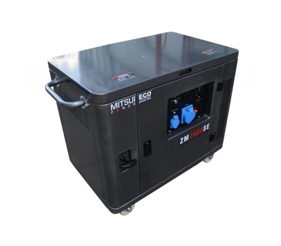 Бензиновый генератор Mitsui Power Eco ZM 7000 SE в кожухе