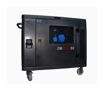 Бензиновый генератор Mitsui Power Eco ZM 7000 SE в кожухе