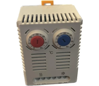 Кликните для увеличения изображения Термостат TDM сдвоенный NO/NC (охлаждение/обогрев), 10/5A, 230В