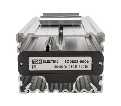 Кликните для увеличения изображения Обогреватель TDM для установки на DIN-рейку, 100Вт, 230В