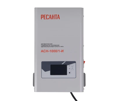 Инверторный стабилизатор Ресанта АСН-1000/1-И