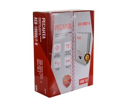 Инверторный стабилизатор Ресанта АСН-10000/1-И