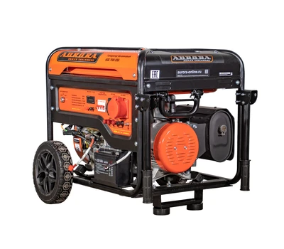 Электростанция АВРОРА AGE 7500 DSX на колесах