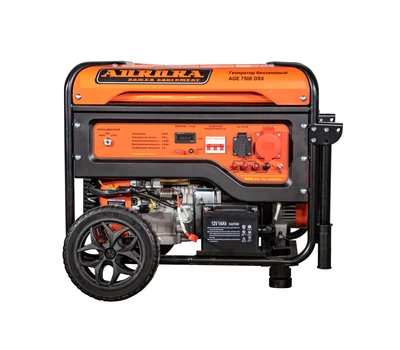 Электростанция АВРОРА AGE 7500 DSX на колесах