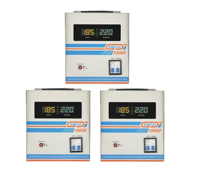 Комплект напольных стабилизаторов Энергия АСН 10000х3 на три фазы