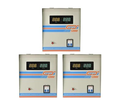 Комплект напольных стабилизаторов Энергия АСН 12000х3 на три фазы