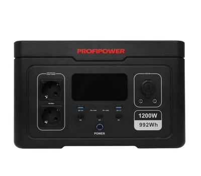 Портативная аккумуляторная электростанция Profipower ПЭ-1200PRO, 1200Вт