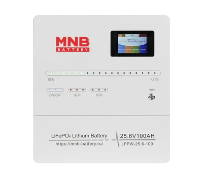 Аккумуляторные батареи MNB Battery LFPW-25.6-100 LCD Touch