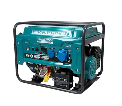 Электростанция гибридная (газ-бензин) Powerac Eco PR9000 Winter 2 в 1