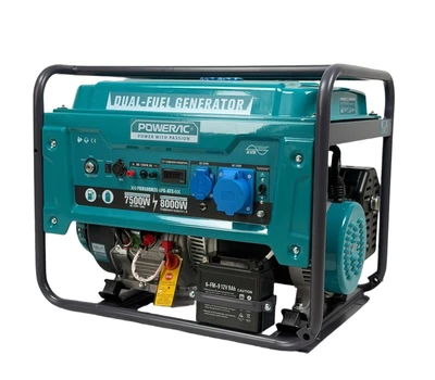 Электростанция гибридная (газ-бензин) Powerac Eco PR8000 Winter 2 в 1