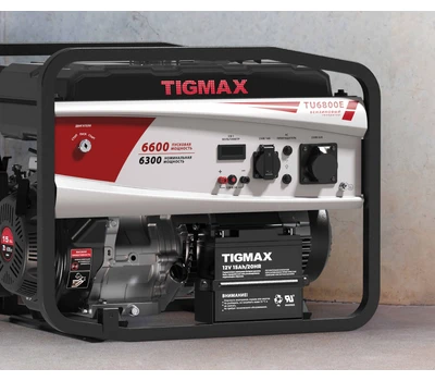 Бензиновый генератор TIGMAX TU6800E